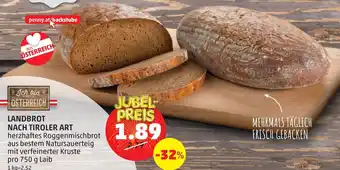 PENNY LANDBROT NACH TIROLER ART Angebot