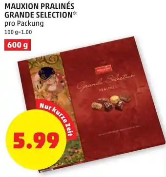 PENNY MAUXION PRALINÉS GRANDE SELECTION Angebot