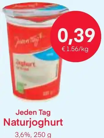 MPreis Jeden Tag Naturjoghurt 250 g Angebot