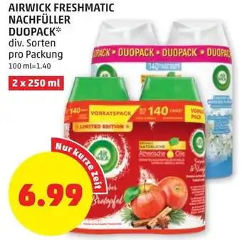 PENNY AIRWICK FRESHMATIC NACHFÜLLER DUOPACK Angebot