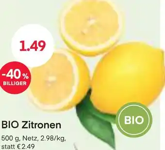 MPreis BIO Zitronen 500 g Angebot
