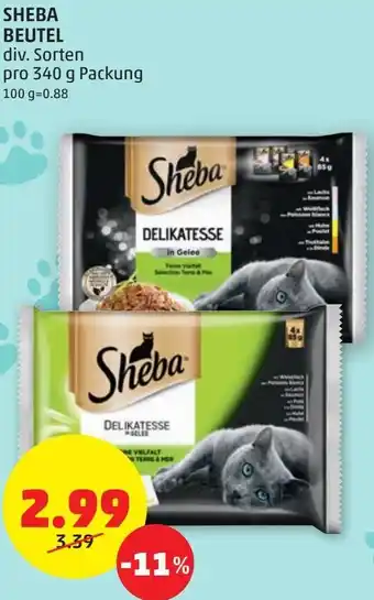 PENNY SHEBA BEUTEL Angebot