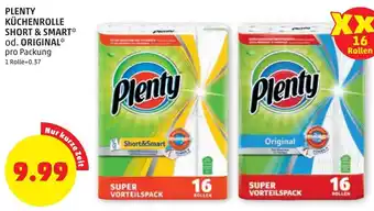 PENNY PLENTY KÜCHENROLLE SHORT & SMART od. ORIGINAL Angebot