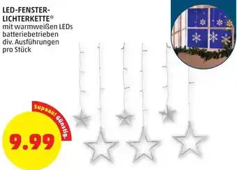 PENNY LED-FENSTER- LICHTERKETTE Angebot