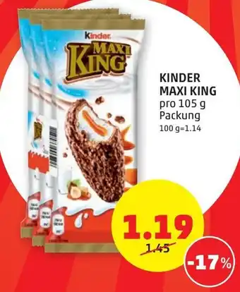 PENNY KINDER MAXI KING Angebot