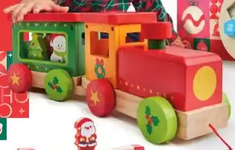 Pepco Weihnachtszug aus Holz 6-teilig, ab 1,5 Jahren Angebot