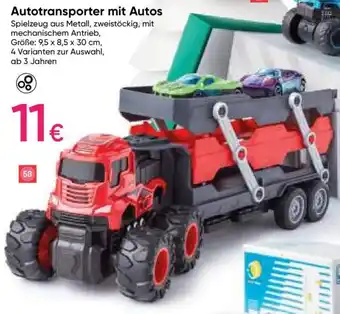 Autotransporter mit Autos