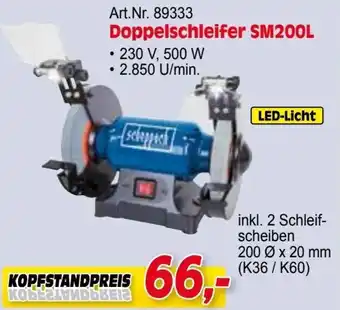Zgonc scheppach Doppelschleifer SM200L Angebot