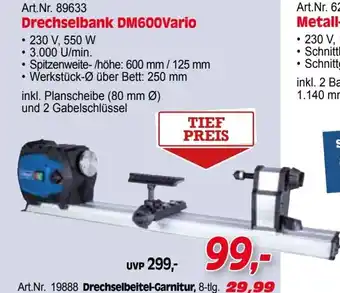 Zgonc scheppach Drechselbank DM600Vario Angebot