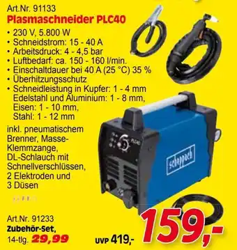 Zgonc Plasmaschneider PLC40 Angebot