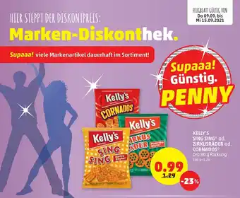 PENNY Kelly's Sing Sing Od. Zirkusräder Od. Cornados80g Angebot