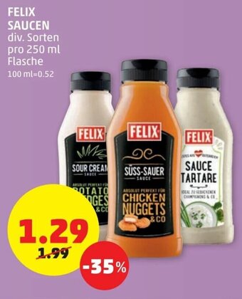 PENNY Felix Saucen 250 ml Angebot