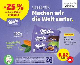 PENNY Milka Schokolade 100g Angebot