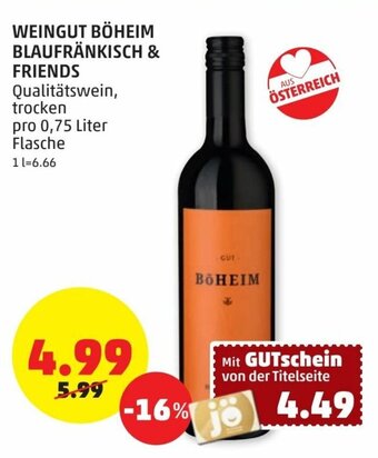 PENNY Weingut Böheim Blaufränkisch & Friends Angebot