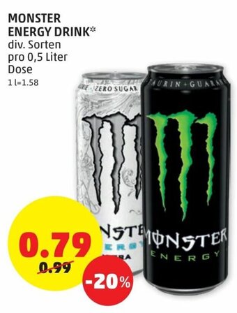 PENNY Monster Energy Drink Angebot