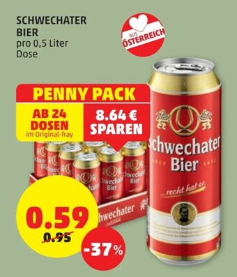 PENNY Schwechater Bier Angebot