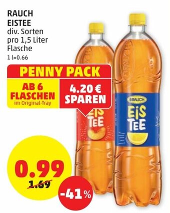 PENNY Rauch Eistee Angebot