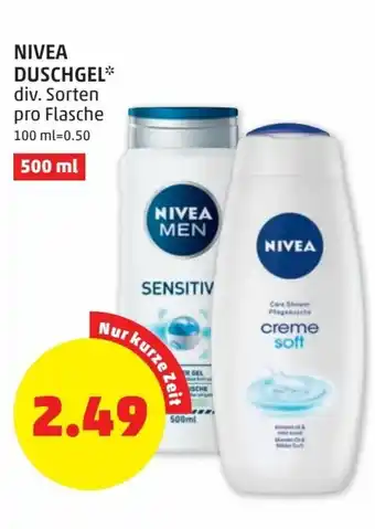 PENNY Nivea Duschgel 500ml Angebot