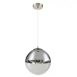 Möbelix Hängeleuchte h: 120 cm 1-flammig, kugel chromfarben Angebot