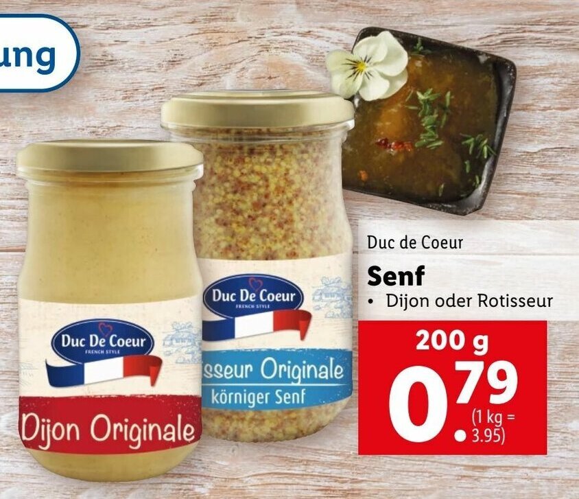 Senf 200g Angebot bei Lidl