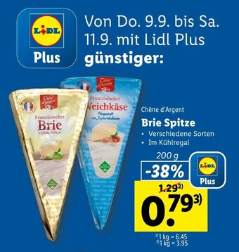 Lidl Brie Spitze 200g Angebot