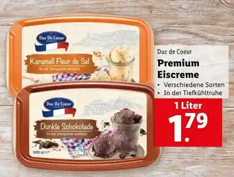 Lidl Premium Eiscreme 1 Liter Angebot