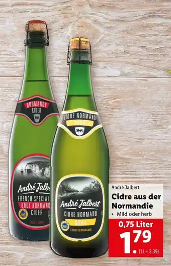 Lidl Cidre Aus Der Normandie 0,75 Liter Angebot