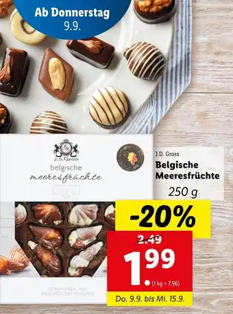 Lidl Belgische Meeresfrüchte 250g Angebot