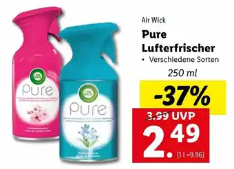 Lidl Pure Lufterfrischer 250 ml Angebot