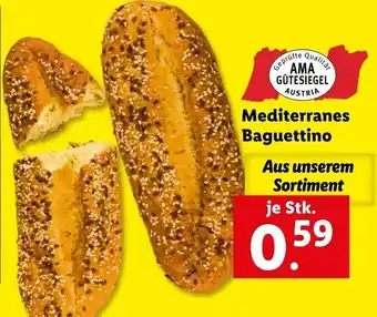 Lidl Mediterranes Baguettino Angebot