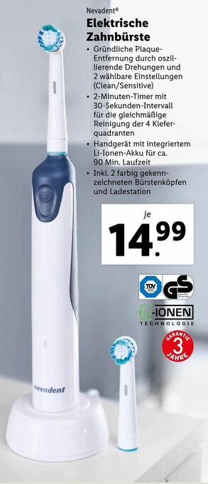 Lidl Elektrische Zahnbürste Angebot