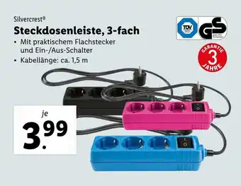 Lidl Steckdosenleiste, 3-Fach Angebot