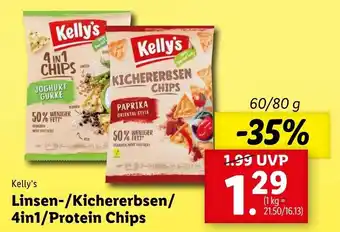 Lidl Linsen-/Kichererbsen/4in1/Protein Chips 60/80g Angebot