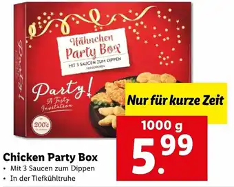 Lidl Chicken Party Box 1000g Angebot