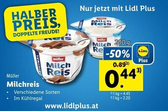 Lidl Milchreis 200g Angebot