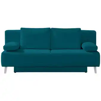 XXXLutz Schlafsofa in kord petrol Angebot