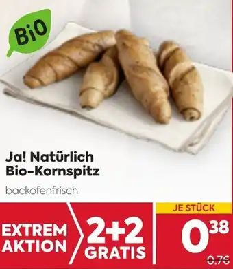 Billa Ja! Natürlich Bio-Kornspitz Angebot