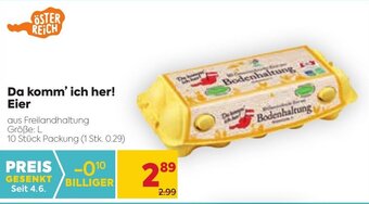 Billa Da Komm'ich Her! Eier Angebot