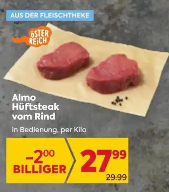 Billa Almo Hüfsteak Vom Rind Angebot