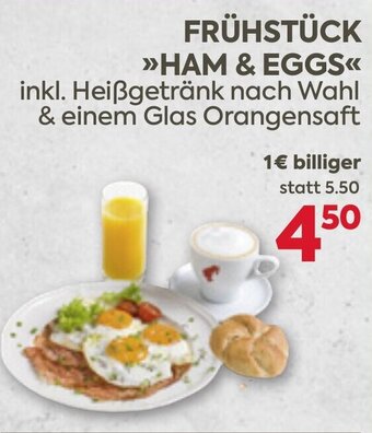 Billa Frühstück Ham & Eggs Angebot