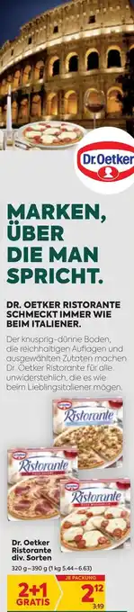 Billa Dr. Oetker Ristorante Div. Sorten 320-390g Angebot