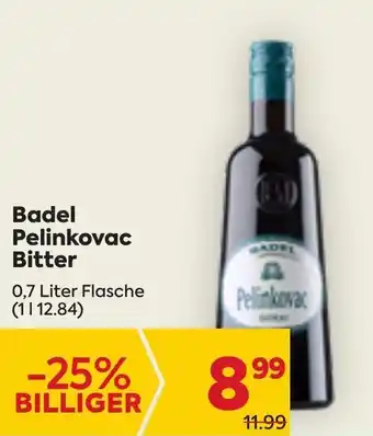 Billa Badel Pelinkovac Bitter 0,7 Liter Angebot