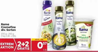 Billa Rama Cremefine Div. Sorten 200-250g Angebot