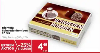 Billa Niemetz Schwedenbomben 20 Stk. 360g Angebot
