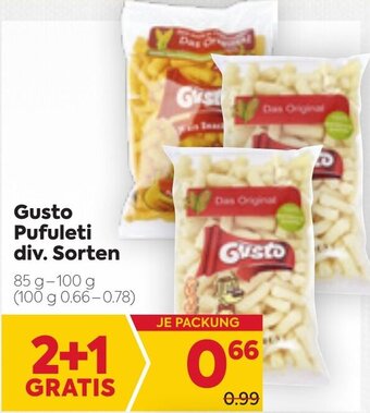 Billa Gusto Pufuleti Div. Sorten 85-100g Angebot