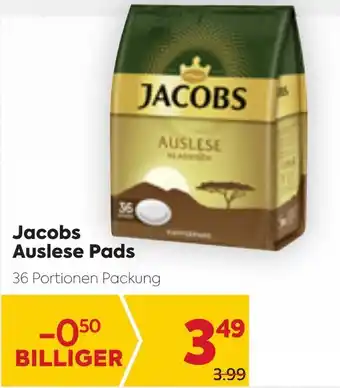 Billa Jacobs Auslese Pads 336 g Angebot