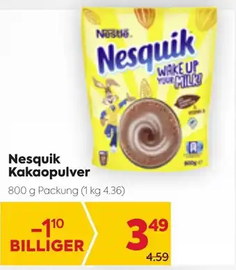 Billa Nesquik Kakaopulver 800g Angebot