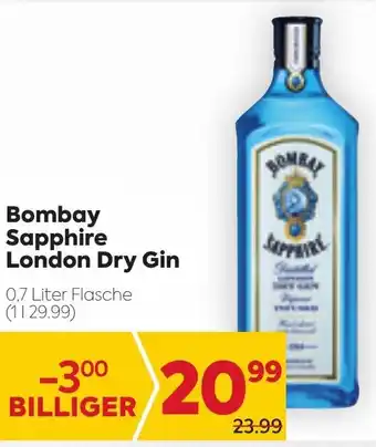 Billa Bombay Sapphire London Dry Gin Angebot