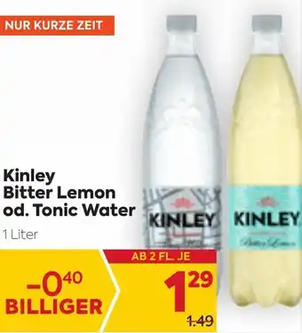 Billa Kinley Bitter Lemon Od. Tonic Water 1 Liter Angebot