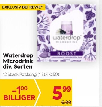 Billa Waterdrop Microdrink Div. Sorten Angebot